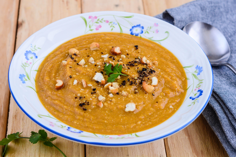 Sweet Potato Peanut Bisque