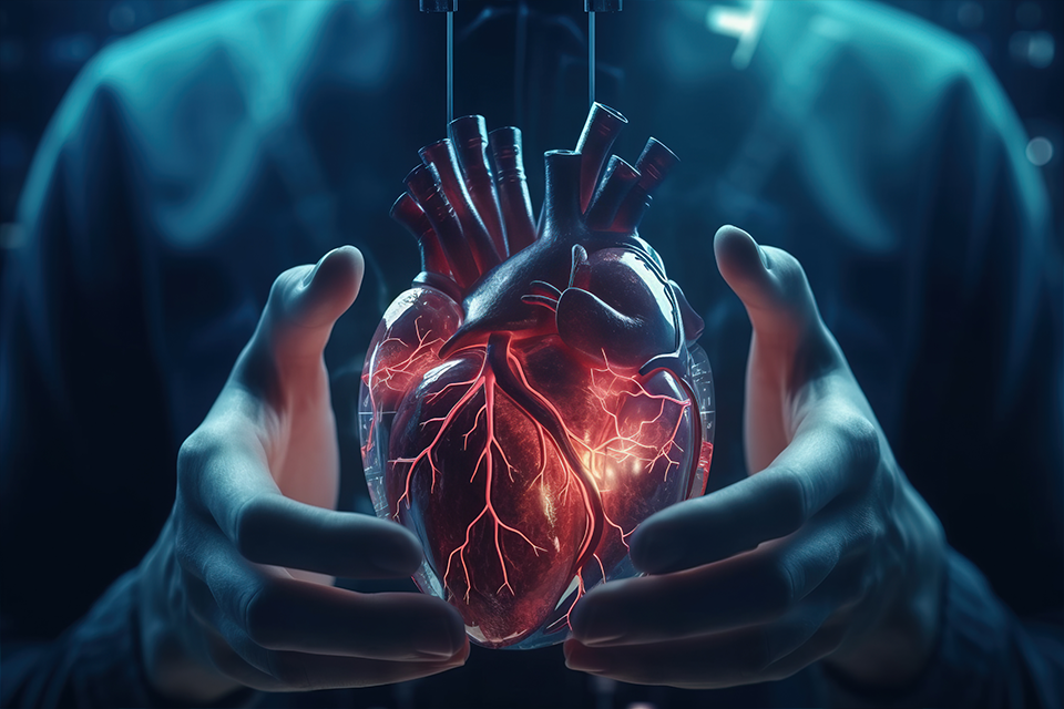 Illustration of human heart